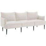 Wahson canapé 3 places en chenille canapé d'angle, pieds métal, meuble rembourré design, canapé relax ... Wahson canapé 3 places en chenille canapé d'angle, pieds métal, meuble rembourré design, canapé relax ...