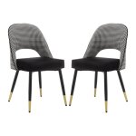 Wahson office chairs - chaise de salle a manger lot de 2 chaise de salle  manger en velours chaise cuisine ...
