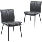 Wahson office chairs - wahson chaise de salle � manger en cuir pu lot de 2 chaises de cuisine avec pieds ...