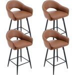 Wahson office chairs - tabouret de bar en cuir pu lot de 2 tabouret rotation de 360 degr chaise bar ...