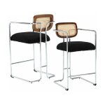 Wahson office chairs - tabourets de bar moderne chaise de bar lot de 2 chaise haute cuisine pied mtal ...