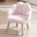 Wahson petite chaise enfant en fausse fourrure, fauteuil enfant fille avec dossier en pétale, tabouret ... Wahson petite chaise enfant en fausse fourrure, fauteuil enfant fille avec dossier en pétale, tabouret ...