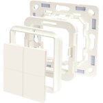 Wall switch adapter - busch - jaeger adaptateur - shelly