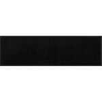 Wash + dry tapis de sol, raven black 35x120cm, int�rieur et ext�rieur, lavable, noir