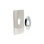 Cache de finition robifix inox - modèle mono - longueur 100mm - largeur 107mm - alimentation avec raccords ... Cache de finition robifix inox - modèle mono - longueur 100mm - largeur 107mm - alimentation avec raccords ...
