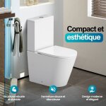 Dileci - wc blanc  poser