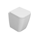 Ceramica globo - wc à poser en céramique 45x36 cm globo stone ss002bi blanc - céramique - avec couvercle ... Ceramica globo - wc à poser en céramique 45x36 cm globo stone ss002bi blanc - céramique - avec couvercle ...