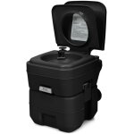 Wc chimique portable 20l toilette chimique portatif r�servoir d'eau 10l pour camping plein air 36x35x42cm ...