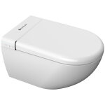 Wc japonais suspendus elys�e avec bati - support - haut de gamme - toilettes lavant en c�ramique blanc ...