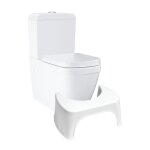 Grohe - wc  poser sans bride euro ceramic + tabouret physiologique blanc