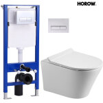 Wc suspendu wc mural avec abattant à nano - revêtement - superspin chasse d'eau monotrou + élément avant ... Wc suspendu wc mural avec abattant à nano - revêtement - superspin chasse d'eau monotrou + élément avant ...