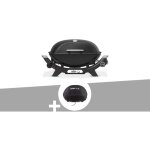 Weber - barbecue à gaz q 2100n noir + housse Weber - barbecue à gaz q 2100n noir + housse