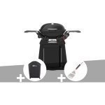 Barbecue � gaz q 2800n + chariot noir + housse + spatule - weber