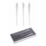 Lot de 6 pendentifs transparents en forme de stalactite Lot de 6 pendentifs transparents en forme de stalactite