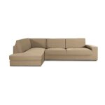 Webmarketpoint - housse de canap� d'angle gauche jaz beige 350 - 500