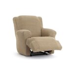 Webmarketpoint - housse de fauteuil inclinable beige jaz 70 - 110