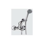 Webmarketpoint - mitigeur de baignoire extrieur chrom complet avec douche et support mural