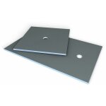 Wedi - receveur carr� fundo primo �coulement centr� 1500x1500x40mm