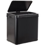 Wellhome - poubelle intelligente sans pieds avec ouverture automatique et contact manuel 30l, en noir ... Wellhome - poubelle intelligente sans pieds avec ouverture automatique et contact manuel 30l, en noir ...