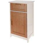 Wellhome - armoire 40x30x70 cm en bois blanc