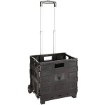 Chariot en aluminium well home avec boîte pliante noir Chariot en aluminium well home avec boîte pliante noir