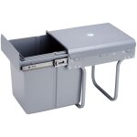 Conteneur de tri pour meuble de cuisine, poubelles sous vier 20l, fixation par le bas et extraction ...