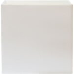 Wellhome pot de fleur carré astra 70x70x70 cm en polyéthylène blanc Wellhome pot de fleur carré astra 70x70x70 cm en polyéthylène blanc