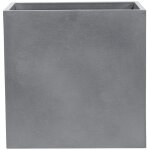 Wellhome - pot de fleur carré astra 70x70x70 cm en polyéthylène ciment Wellhome - pot de fleur carré astra 70x70x70 cm en polyéthylène ciment