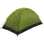 Wellhome tente de camping 2 personnes 200x120x100 cm en polyester vert