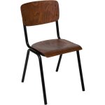 Wellhome - well home - chaise d'colier 'kiel' marron 83x47, 5x44