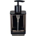 Distributeur de savon wenko quadro noir 340 ml sans perage en inox design accessoires salle de bain ...