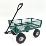 Werka pro - chariot remorque grillag� de jardin 65l
