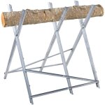 Werka pro - chevalet à bûche en métal avec 3 pieds Werka pro - chevalet à bûche en métal avec 3 pieds