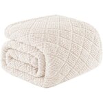 Whale flotilla plaid couverture polaire en microfibre, couverture jet� de canap� en gaufr�e chaude, douce ...