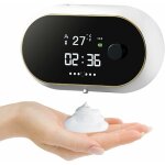 Whit) distributeur de savon automatique de 500 ml avec capteur, distributeur de savon lectrique rechargeable ...