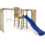 Fit cross 1085 ? aire de jeux avec échelle horizontale et panier de basket - wickey Fit cross 1085 ? aire de jeux avec échelle horizontale et panier de basket - wickey
