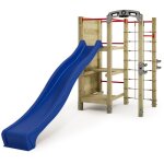 Fit cross 672 ? aire de jeux avec barre de gym et support pour haltres - wickey