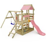 Maisonnette tour de jeux turboflyer avec balançoire et toboggan, tour d'escalade avec bac à sable, échelle ... Maisonnette tour de jeux turboflyer avec balançoire et toboggan, tour d'escalade avec bac à sable, échelle ...