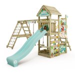 Wickey tour de jeux disney story avec balanoire et toboggan, tour d'escalade avec bac  sable, chelle ...