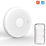 Wifi 2 en 1 détecteur de fumée de monoxyde de carbone intelligent co détecteur de son de gaz fonction ... Wifi 2 en 1 détecteur de fumée de monoxyde de carbone intelligent co détecteur de son de gaz fonction ...