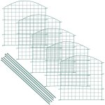 Wiltec - clture de bassin fil de fer ? 2, 5 mm vert 8, 2 kg maille 65 x 65 mm hauteur 78 cm grillage ...