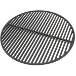 Wiltec - grille bbq ronde  34, 5 cm ? en fonte ? barbecue charbon de bois ou  gaz ? grillade cuisson ...