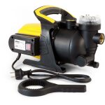 Wiltec pompe arrosage jardin ? 1200 w ? refoulement hauteur 48 m, profondeur 8 m ? 2850 tr / min ? avec ...