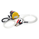 Wiltec pompe d'aspiration  fuel diesel ? 12 v / 60 w / 1, 5 l / min ? avec tuyaux et bornes de batterie ...