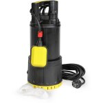 Wiltec pompe  eau immerge 1200 w ? 6000 l / h ? refoulement max. 40 m, profondeur max. 7 m ? avec interrupte ...
