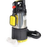 Wiltec pompe  eau immerge 850 w ? 5000 l / h ? refoulement max. 20 m, profondeur max. 7 m ? en ppo ...
