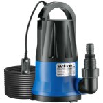 Wiltec - pompe � eau immerg�e � aspiration plate 400 w ? jusqu'� 1 mm ? 6000 l / h ? refoulement max. ...