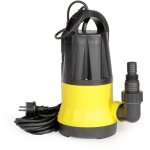 Wiltec - pompe immerg�e avec capteur de niveau d'eau ? 400 w, 8500 l / h ? refoulement max. 5 m, profondeur ...
