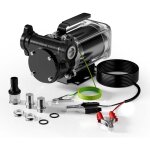 Wiltec - pompe de transfert essence et diesel ? pompe 180 w ? d�bit 57 l / min ? refoulement max. 12 ...
