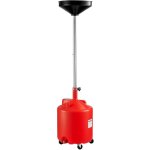 R�cup�rateur d'huile de vidange ? capacit� de 75 litres ? en pe, aluminium, laiton ? hauteur r�glable ...